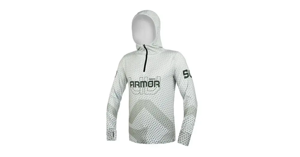 Delphin Tričko S Kapucí UV Armor 50+ Olive - S Cenová Bomba