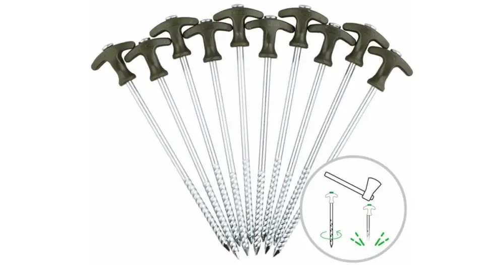 Zfish Kolíky Bivvy Peg Set 10 ks - 25 cm Dokud Zásoby Vydrží