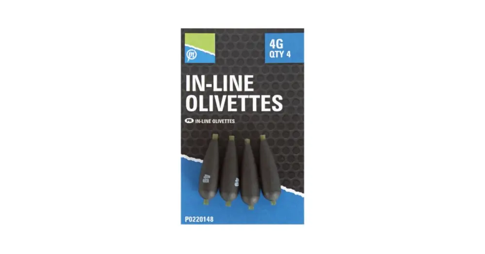 Akční Nabídka Preston Innovations Olůvka Inline Olivettes 4 ks - 3 g