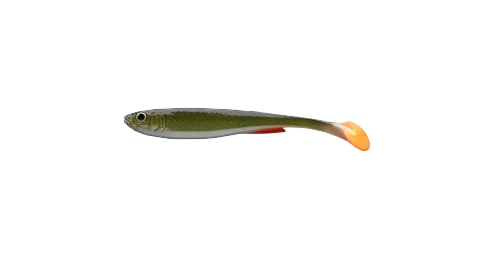 Daiwa Gumová Nástraha Prorex Slim Shady Golden Natural Green Roach - 13,5 cm 13,5 g Akční Nabídka