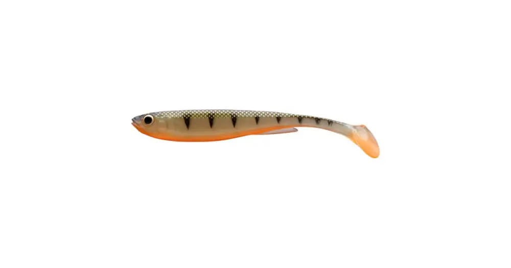 Daiwa Gumová Nástraha Prorex Slim Shady Golden Natural UV Perch - 7,5 cm 3,3 g Vrácení Zdarma