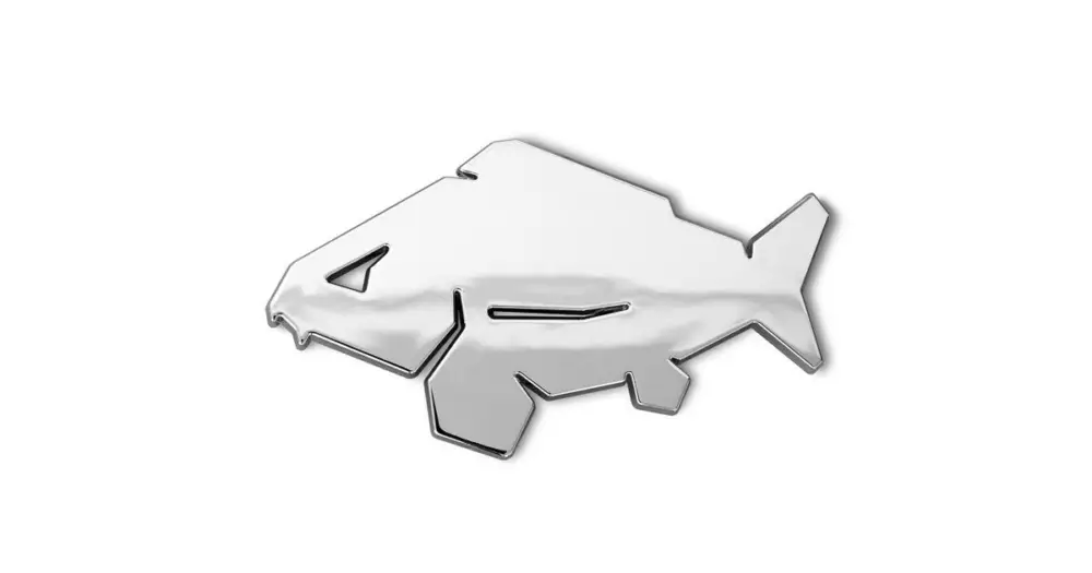Levný Delphin 3D Nálepka Carp Chrom