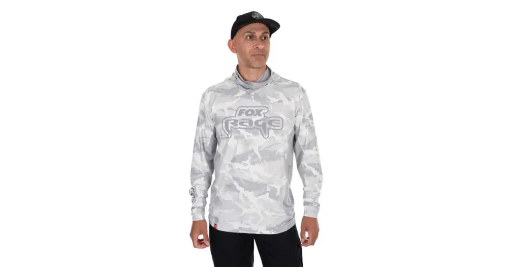 Fox Rage Triko UV Hooded Light Camo Top - M Horká Nabídka