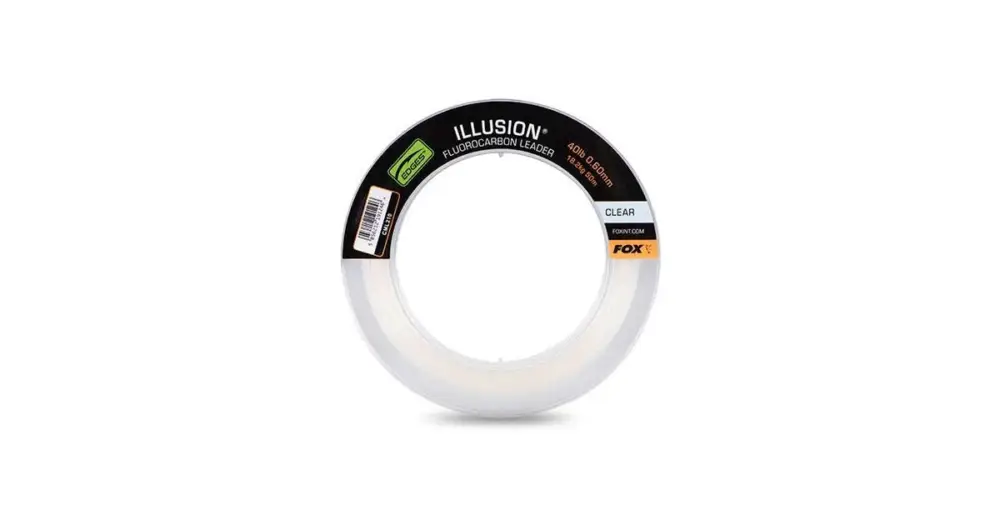 Fox Fluorocarbon Edges Illusion Leader Naturals Clear 50 m - 0,60 mm 18,2 kg Víkendová Akce