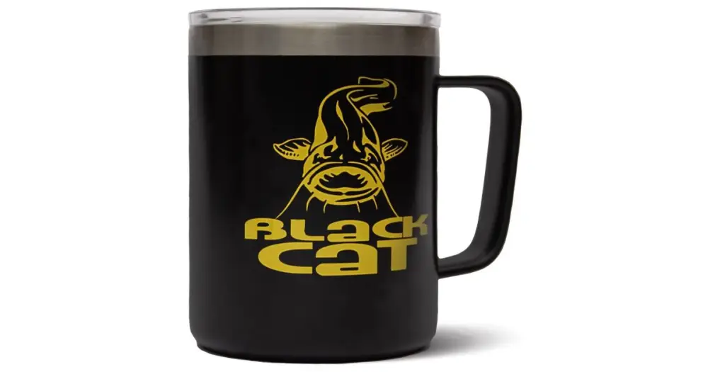 Must-Have Black Cat Termohrnek Stainless Steel Thermal Mug 380 ml