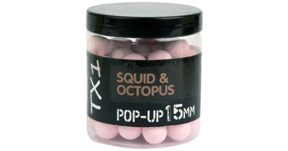Shimano Plovoucí Boilie TX1 Pop Up Squid & Octopus Washed Out Pink - 15 mm 80 g Značkový