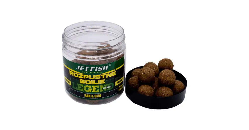 Jet Fish Rozpustné Boilie Legend Range Rak GLM 250 ml Hit Sezóny