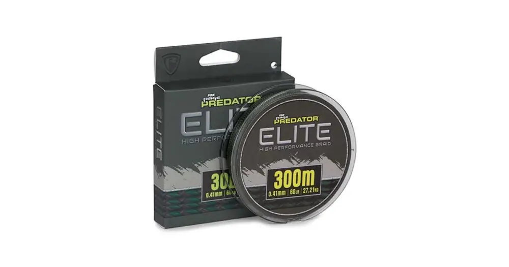 Nejprodávanější Fox Rage Predator Pletená Šňůra Elite Braid 300 m - 0,41 mm 60 lb