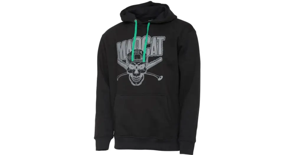 Madcat Mikina Skull Hoodie Black - XL Originální