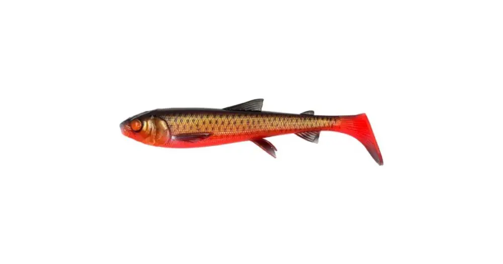 Savage Gear Gumová Nástraha 3D Whitefish Shad Black Red - 12 cm 14 g 3 ks Pouze Dnes