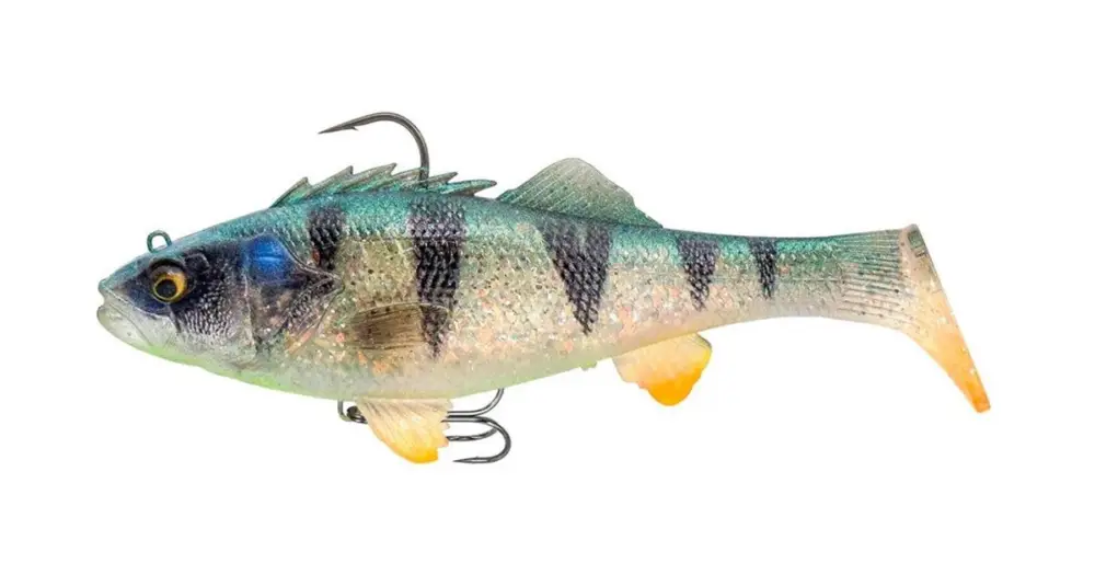 Savage Gear Gumová Nástraha 3D Perch RTF FS Ghost Silver - 20 cm 137 g Sleva