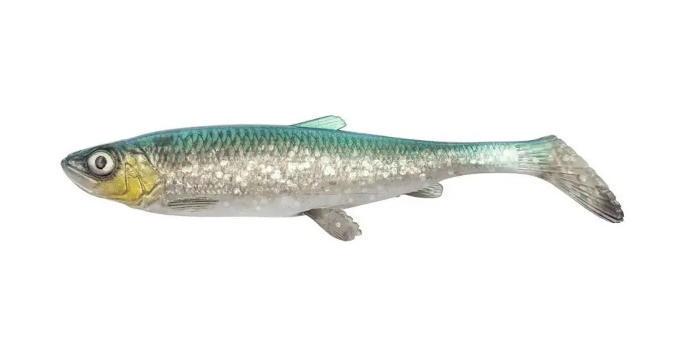 Pouze Dnes Savage Gear Gumová Nástraha 3D Herring Shad V2 Green Silver - 25 cm 102 g
