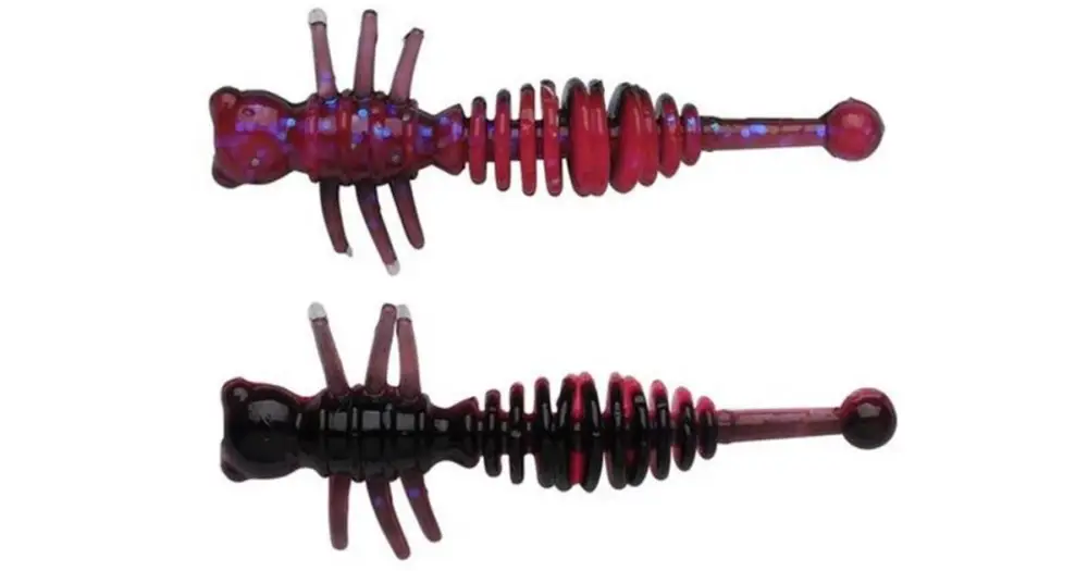 Aktuální Berkley Gumová Nástraha Powerbait Power Larvae Salmon Egg Red Black - 4 cm 12 ks