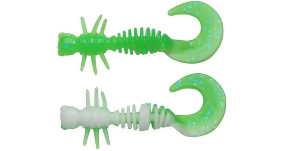 Berkley Gumová Nástraha Powerbait Power Curly Spring Green White - 4 cm 12 ks Nakupujte Hned