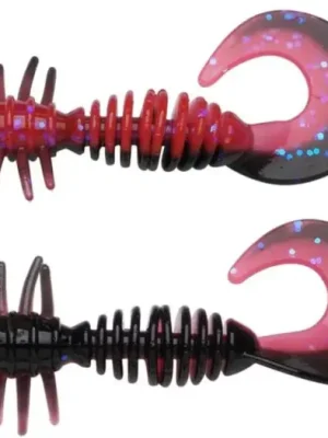 Značkový Berkley Gumová Nástraha Powerbait Power Curly Salmon Egg Red Black - 5,5 cm 10 ks