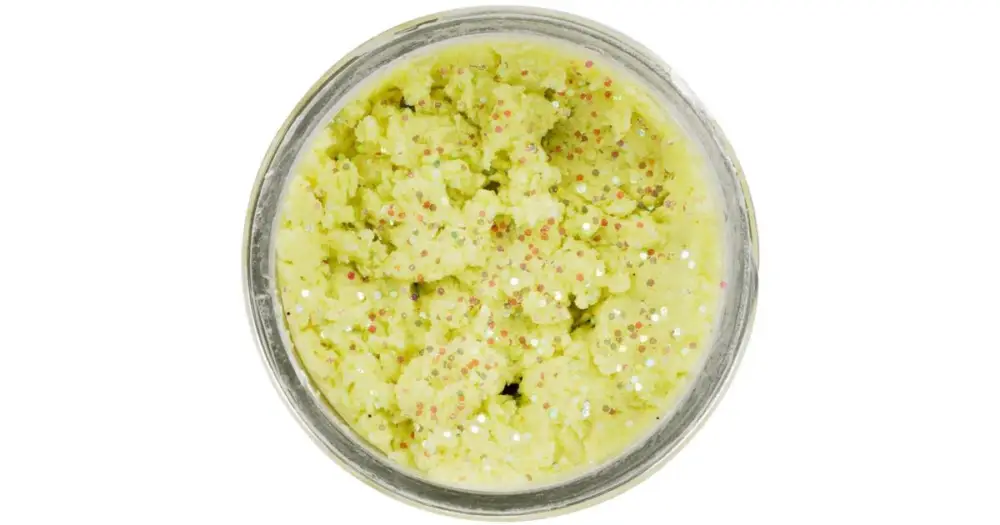 Časově Omezené Berkley Těsto Na Pstruhy Natural Glitter Troutbait Česnek - Třpytivá Česneková