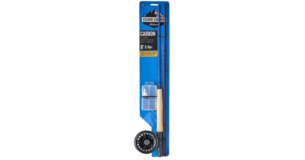 Shakespere Prut Cedar Canyon Carbon Fly Kit 2,44 m #5/6 4 Díly Top Prodej