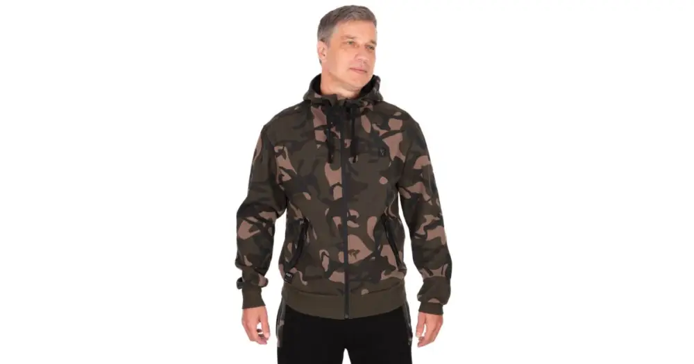 Vysoce Kvalitní Fox Mikina Camo Full Zip Premium 310 Hoodie