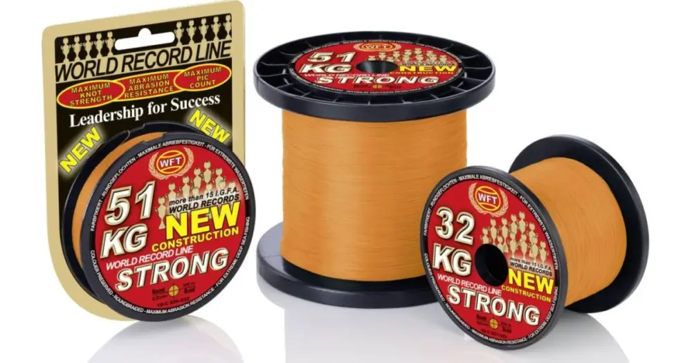 Jen Po Omezenou Doba WFT Šňůra KG Strong Orange 2000 m - 0,22 mm 32 kg