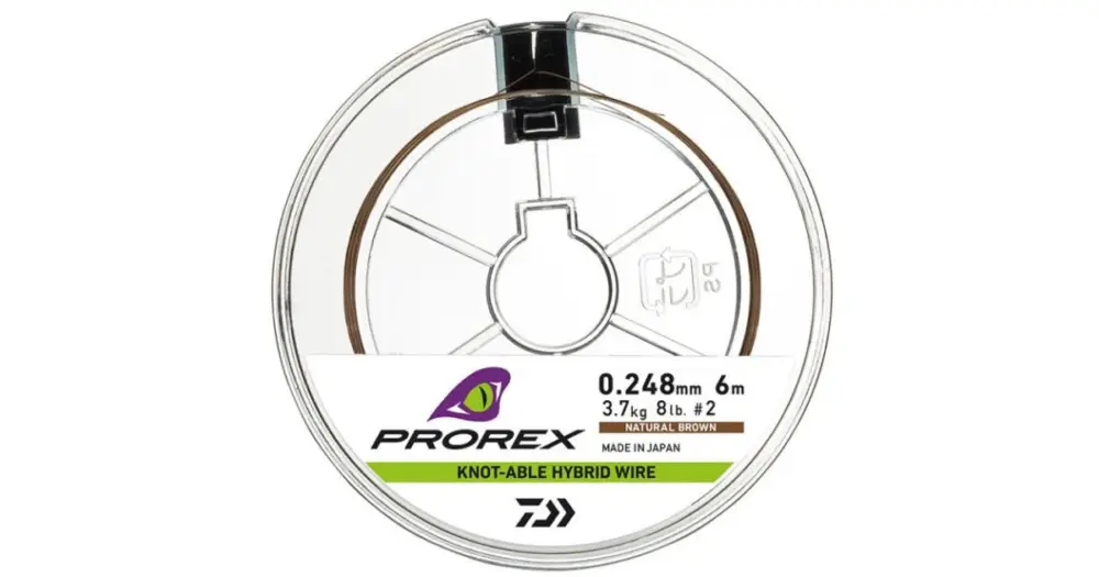 Bezpečná Platba Daiwa Lanko Prorex Hybrid Knotable Wire Brown 6 m - 0,275 mm 4,4 kg