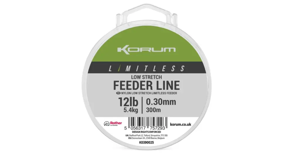Korum Vlasec Limitless Low Stretch Feeder Line 300 m - 0,30 mm 5,4 kg Kup Teď