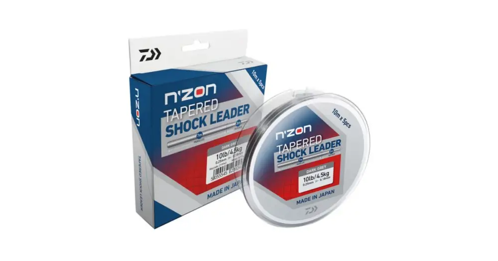 Daiwa Šokový Vlasec N'zon Tapered Shock Leader 10 m - 0,18-0,25 mm Super Cena