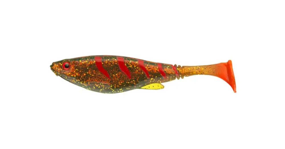 Daiwa Gumová Nástraha Prorex Belly Shad Motor Oil Tiger - 8,5 cm 4 g Top Prodej