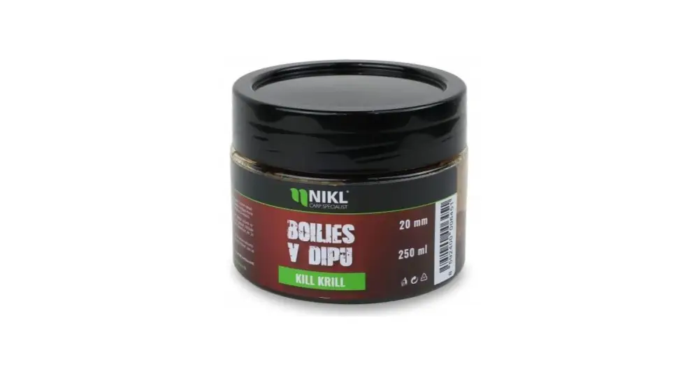 Nikl Boilies V Dipu Kill Krill 250 g - 20 mm Jen Po Omezenou Doba