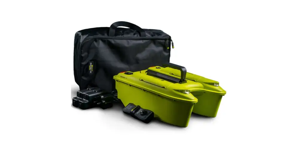 Dokud Zásoby Vydrží RidgeMonkey Zavážecí Loďka Hunter 750 Bait Boat Hi-Viz