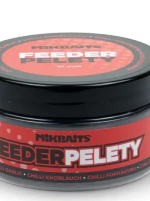 Značkový Mikbaits Feeder Pelety 100 ml 10 mm - Chilli Česnek