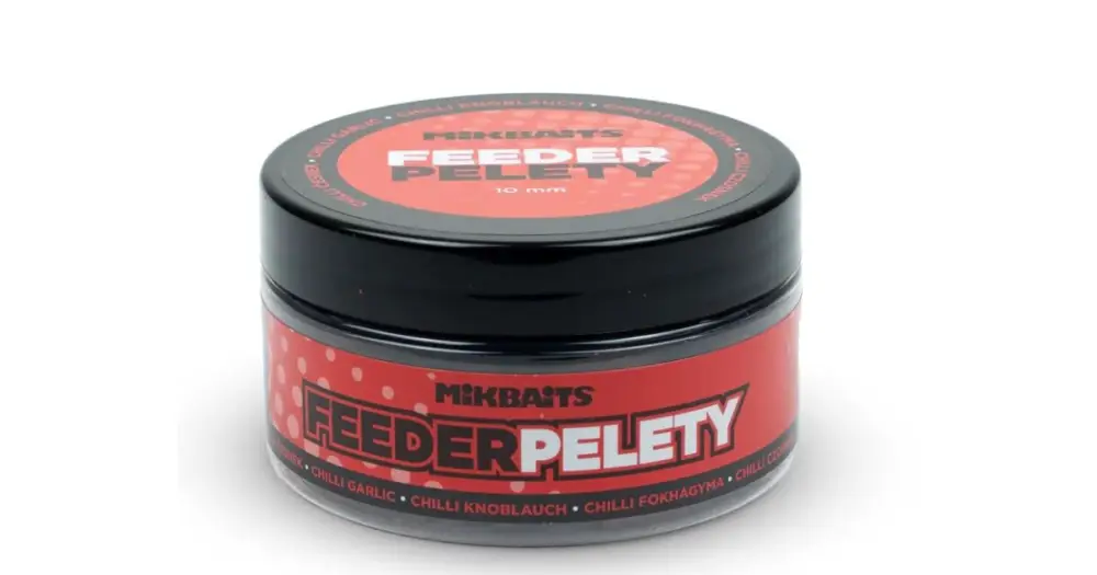 Značkový Mikbaits Feeder Pelety 100 ml 10 mm - Chilli Česnek