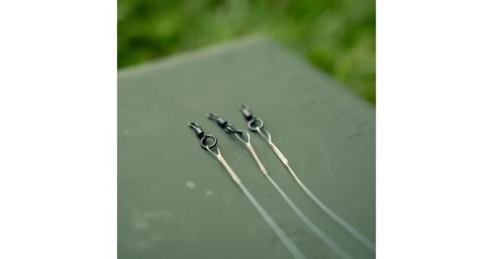 RidgeMonkey Návazce FluoroCast Fused Booms With QC Rotator Swivel 7" 18 cm 3 ks Značkový