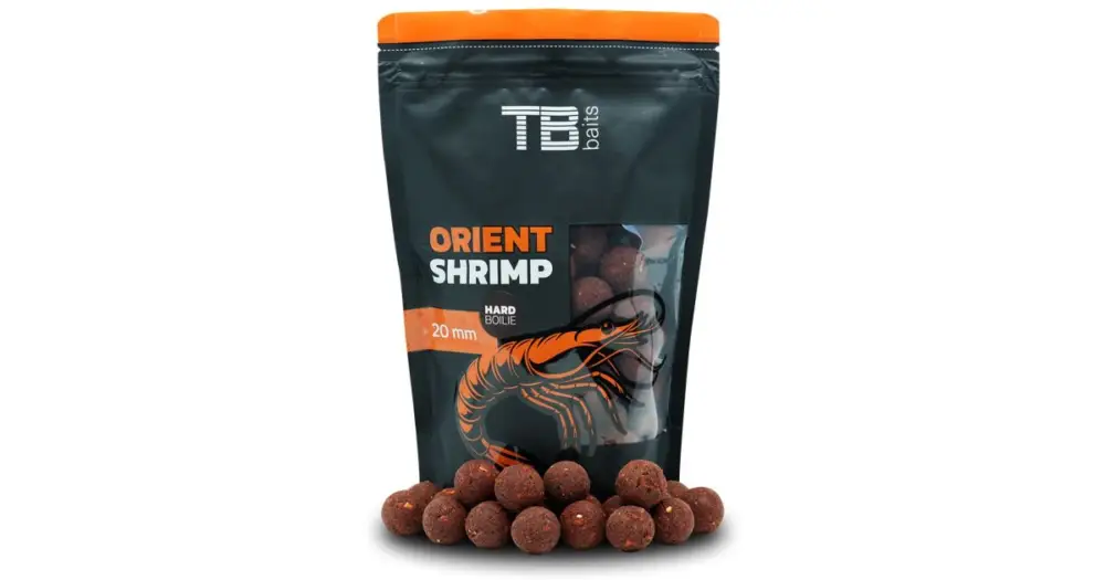 TB Baits Hard Boilie Orient Shrimp - 1 kg 24 mm Hit Sezóny
