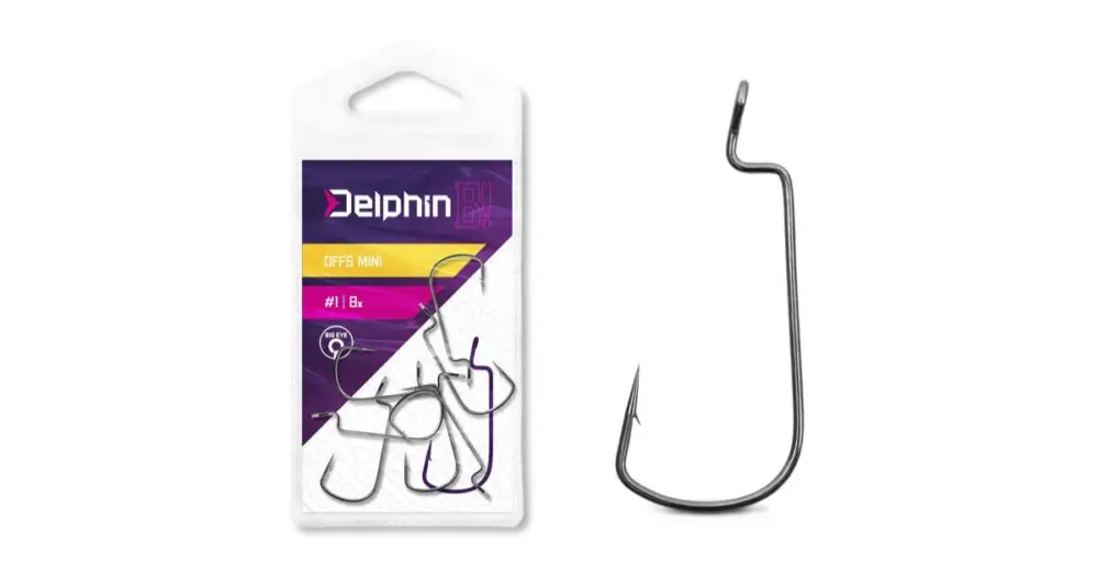 Vrácení Zdarma Delphin Háčky B! Offs Mini 8 ks - 1