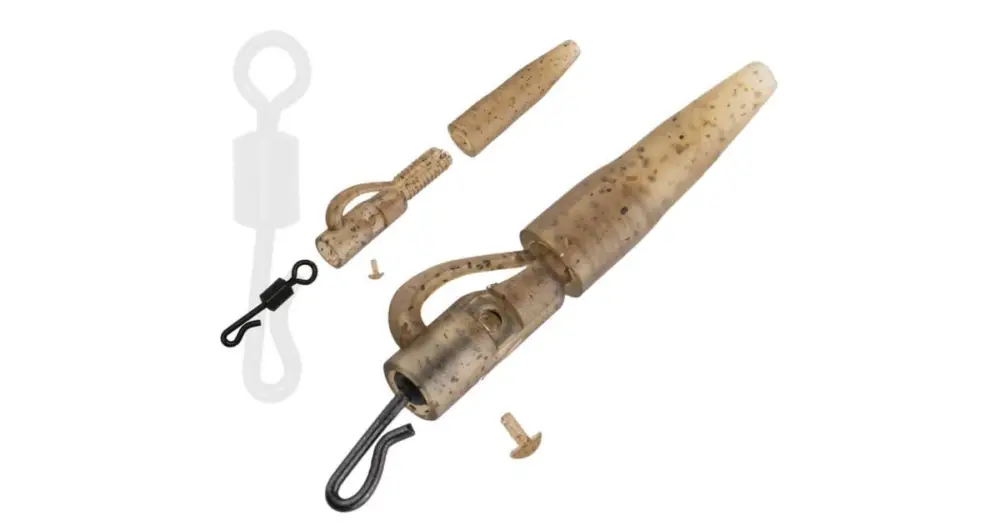 Zfish Závěsky Lead Clip Set & Tail Rubber + QC 6 ks Dokud Zásoby Vydrží