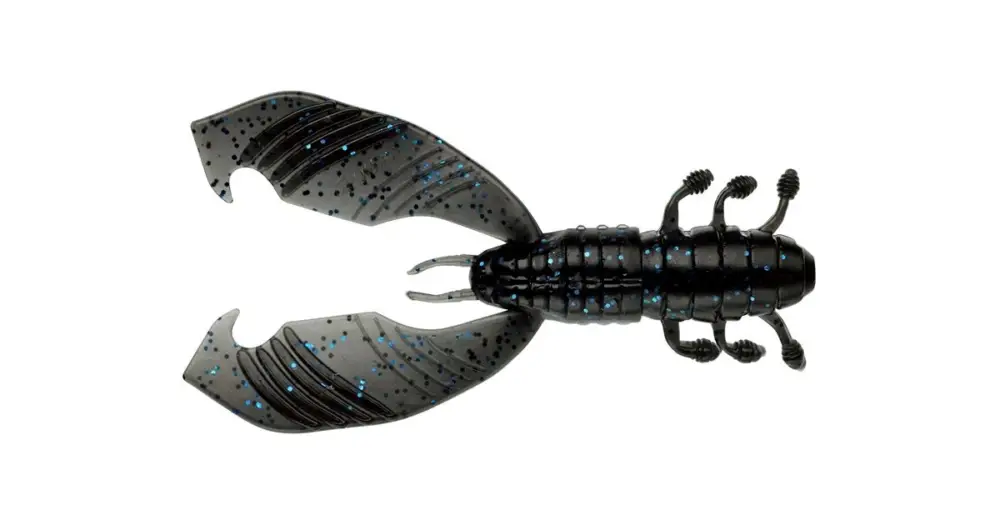 Ověřený Gunki Ráček Boogie Craw Vib Black Blue Flk