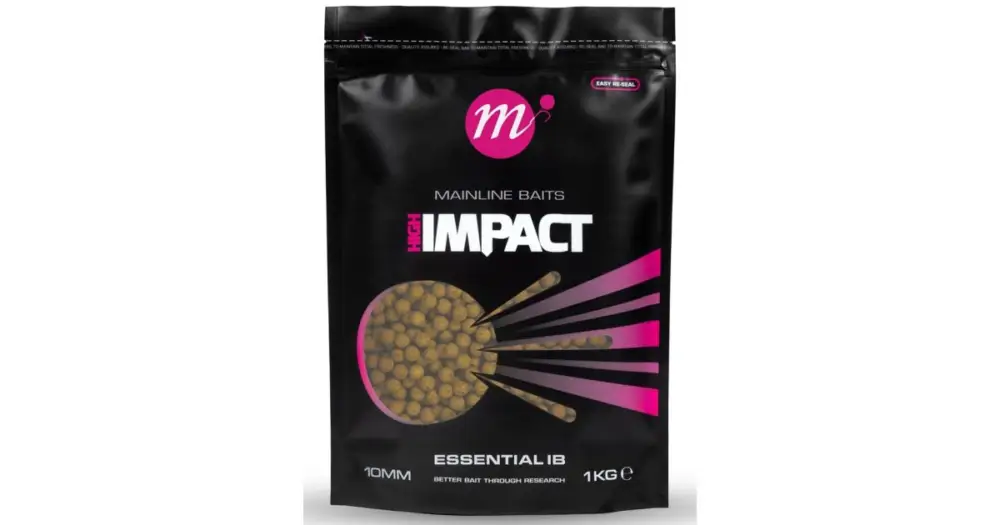 Nejlepší Cena Mainline Boilie Hi Impact Essential IB 1 kg - 15 mm