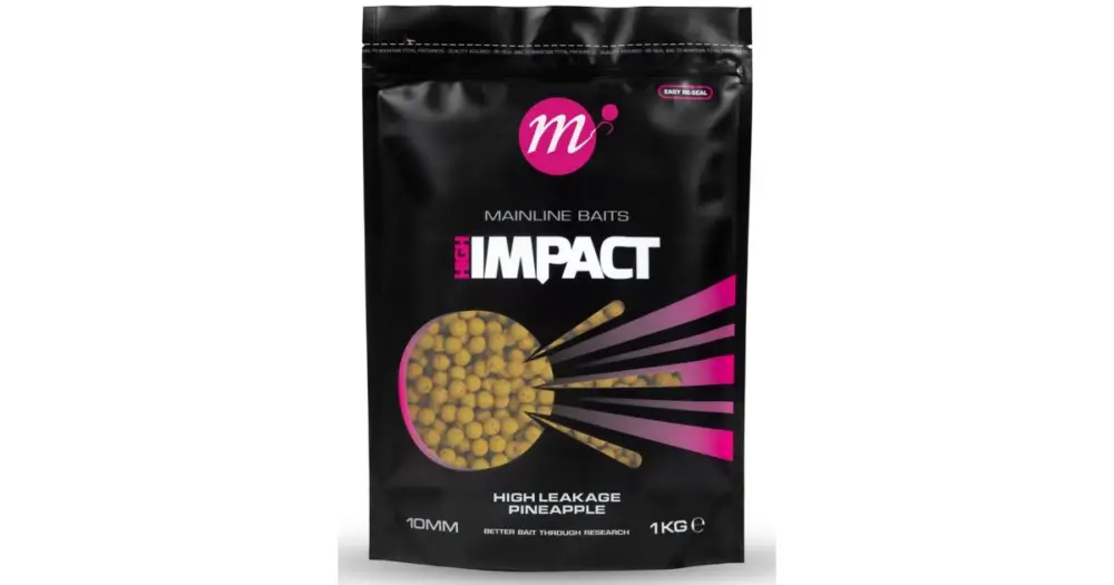 Top Prodej Mainline Boilie Hi Impact High Leakage Pineapple 1 kg - 15 mm