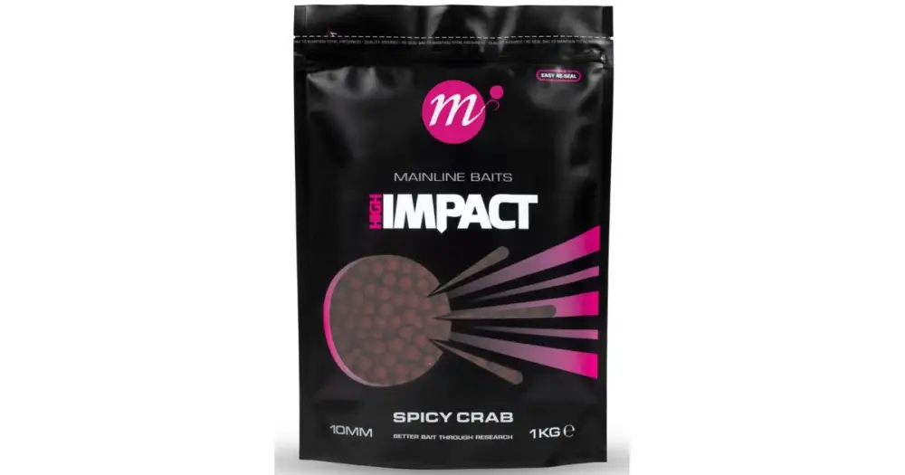 Časově Omezené Mainline Boilie Hi Impact Spicy Crab 1 kg - 15 mm