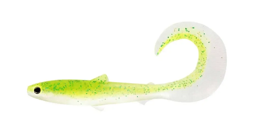 Westin Gumová Nástraha Bullteez Curltail Sparkling Chartreuse Víkendová Akce