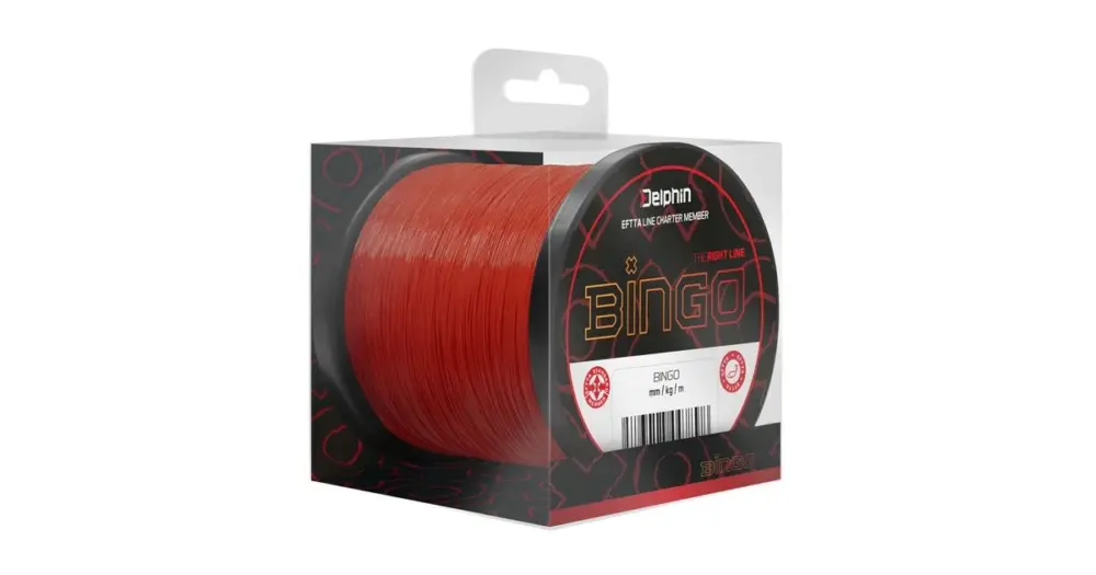 Delphin Vlasec Bingo - Průměr 0,30 mm / Nosnost 7,4 kg / Návin 600 m Nízká Cena