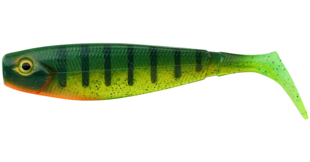 Gunki Gumová Nástraha G Bump Ghost UV Lemon Perch Box - 20 cm 84 g Top Prodej