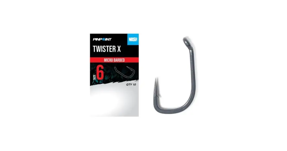 Nash Háčky Twister X Micro Barbed 10 ks - Velikost 2 Bezpečná Platba