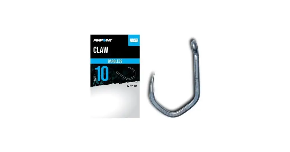 Nash Háčky Claw Barbless 10 ks - Velikost 12 Nejprodávanější