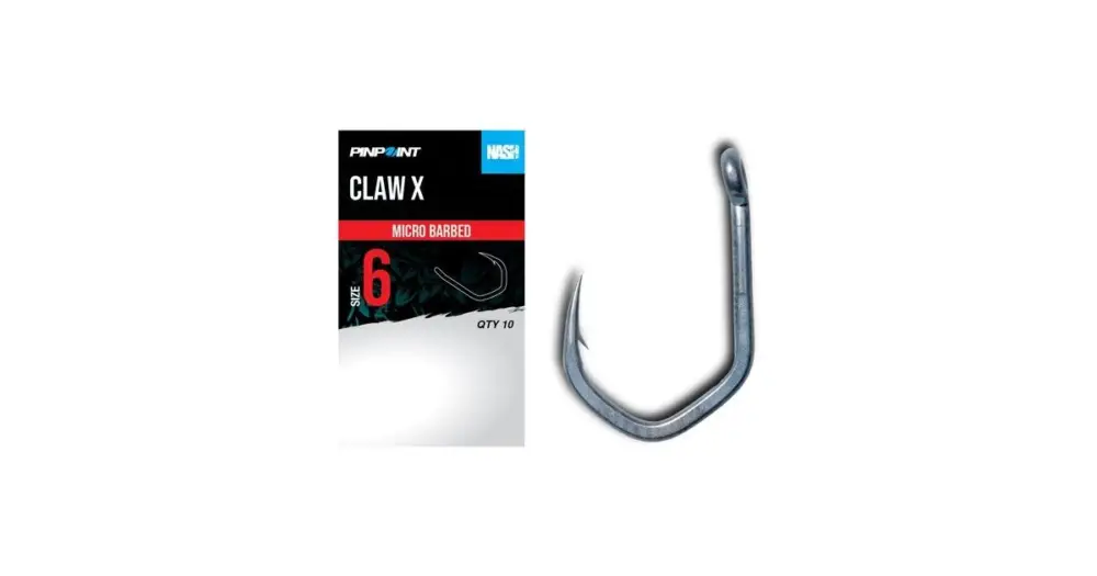 Nash Háčky Claw X Micro Barbed 10 ks - Velikost 6 Horká Nabídka