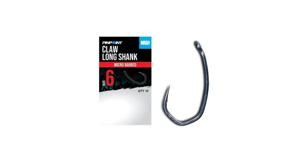 Nejlepší Cena Nash Háčky Claw Long Shank Micro Barbed 10 ks