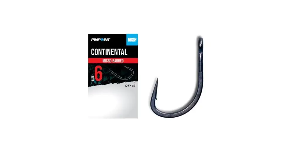 Nash Háčky Continental Micro Barbed 10 ks - Velikost 6 Objednat Nyní