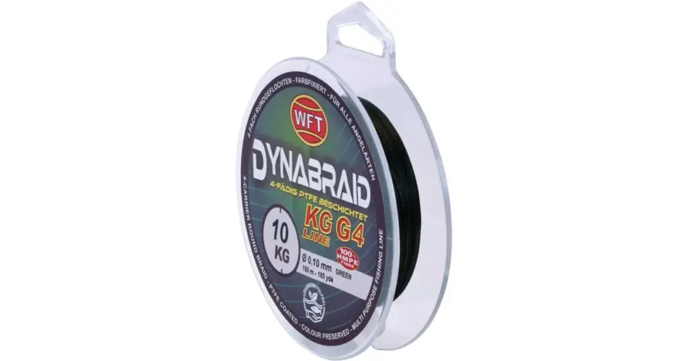 WFT Splétaná Šňůra Round Dynamix G4 Green 300 m - 0,10 mm 11 kg Sleva