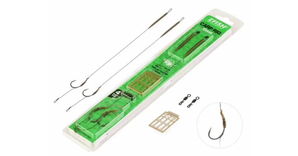 Zfish Návazec Crang Carp Rig 20 cm - Velikost Háčku 4 Oblíbený
