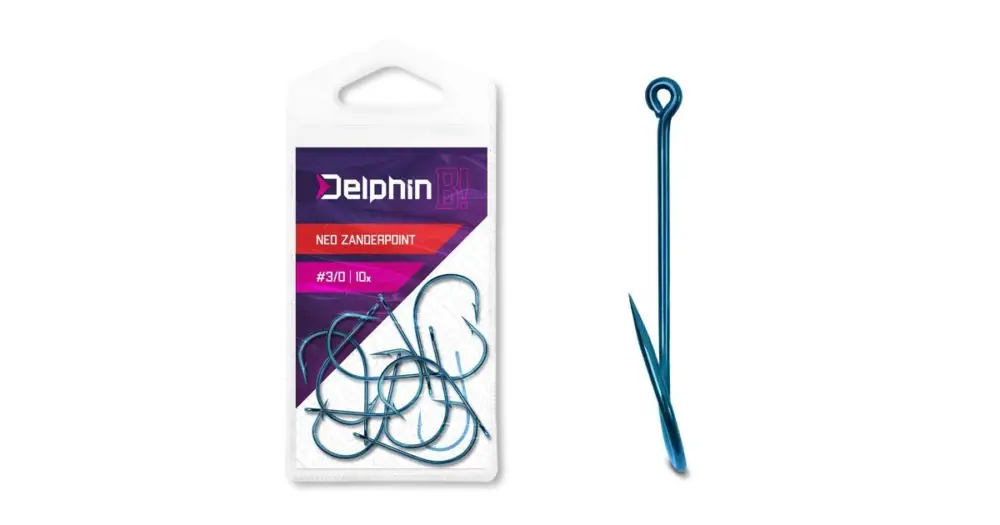 Objednat Nyní Delphin Háčky B! NEO ZanderPoint BLU 10 ks - 1/0